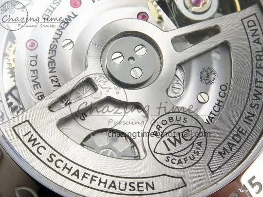 MIROTIME 0311 Reliable Portuguese Chrono IW3716 Z+F 1:1 Best Edition Red Dial on Red Rubber Strap A 7015